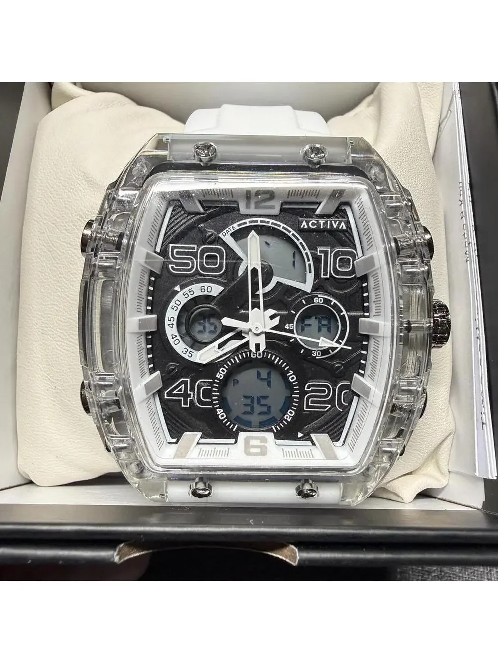 ACTIVA - INVICTA DIGITAL ESSENTIALS White 45mm NWT
